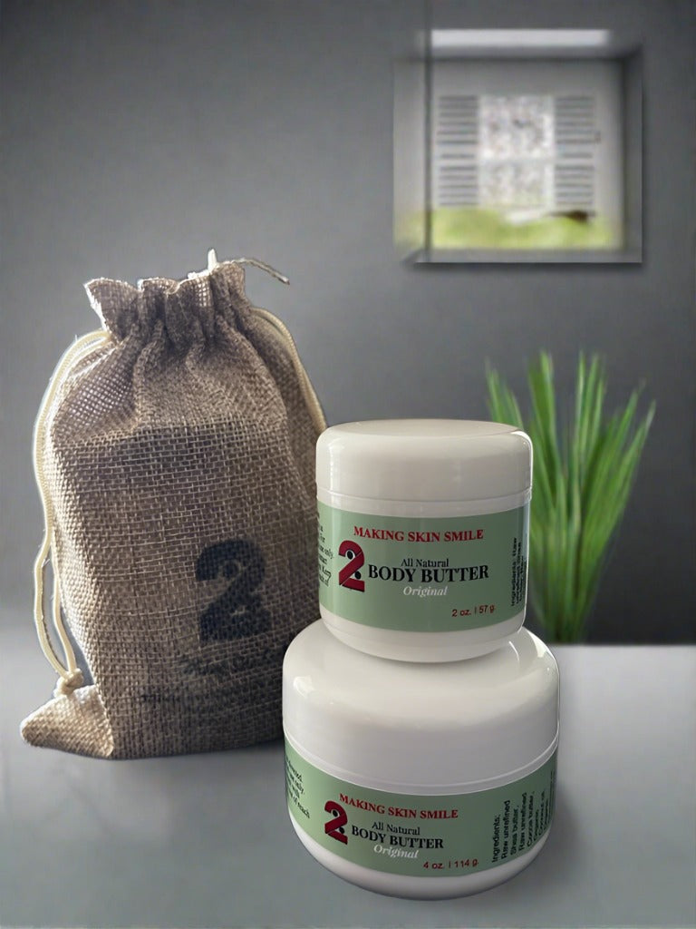 2 Percent All Natural Body Butter 4oz (Lg)