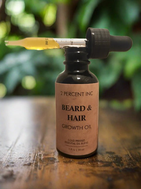 All Natural Beard Hair Growth Oil (1 fl oz/30 ml)