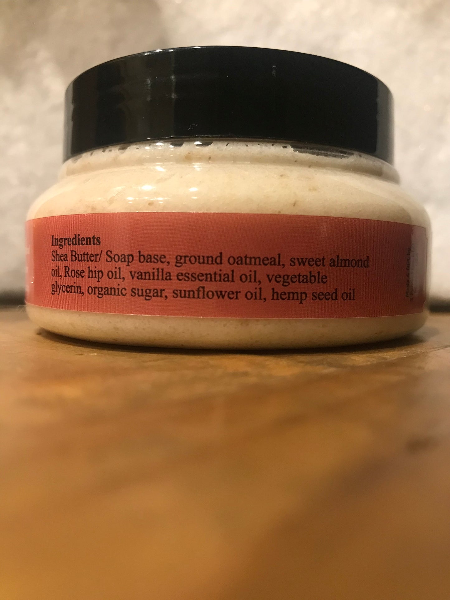 2 Percent All Natural Vanilla Oatmeal Sugar Scrub (5oz)