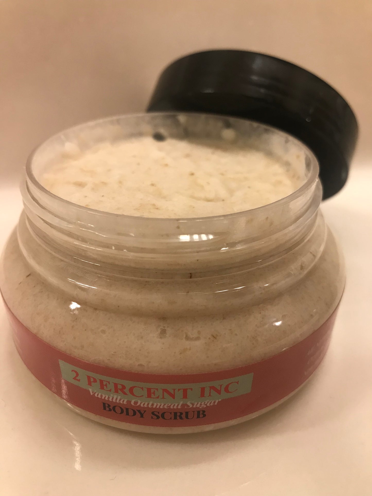 2 Percent All Natural Vanilla Oatmeal Sugar Scrub (5oz)