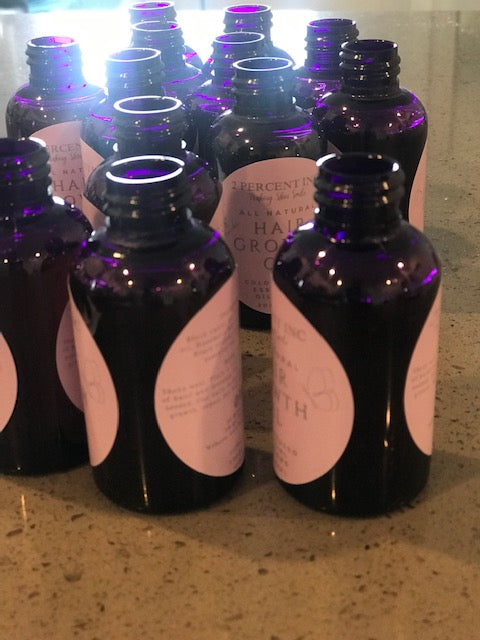 All Natural (Cold Pressed) Hair Growth Oil (2oz/60ml)