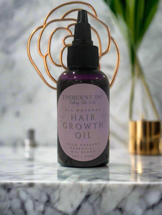 All Natural (Cold Pressed) Hair Growth Oil (2oz/60ml)