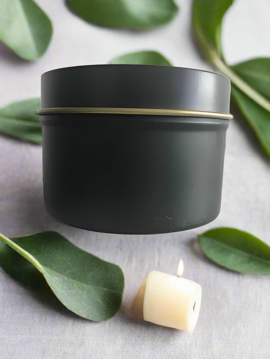 2 Percent All Natural Eucalyptus & Sage Soy Wax Candle 4oz (113g)