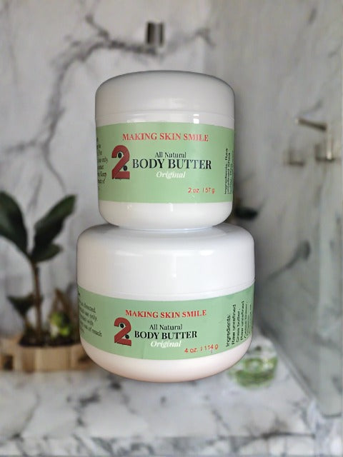 2 Percent All Natural Body Butter 2oz (Sm)