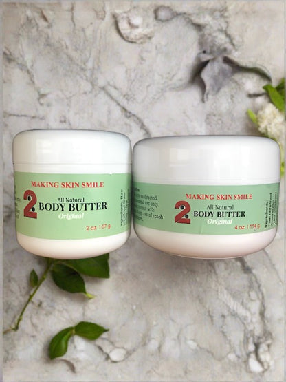 2 Percent All Natural Body Butter 4oz (Lg)
