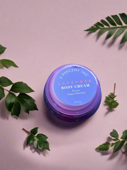 2 Percent All Natural Lavender Body Cream